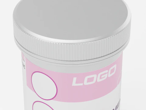 High-Quality 3D Pill Container Model and pill model 3D Model