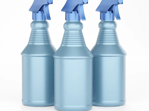 Y&uuml;ksek Kaliteli 3D Sprey Şişesi Modeli 3D Model