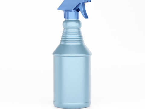 High-Quality 3D Spray Bottle Model Modello 3D
