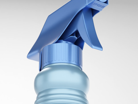 High-Quality 3D Spray Bottle Model Modello 3D