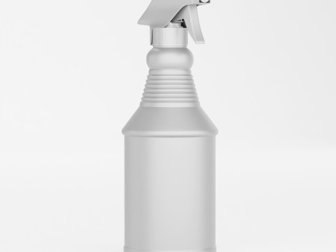 High-Quality 3D Spray Bottle Model Modello 3D
