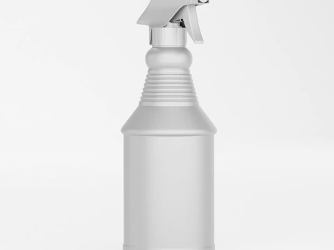 High-Quality 3D Spray Bottle Model 3D Model