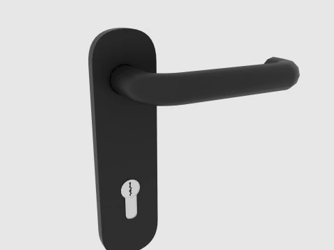 문 손잡이 3D 모델