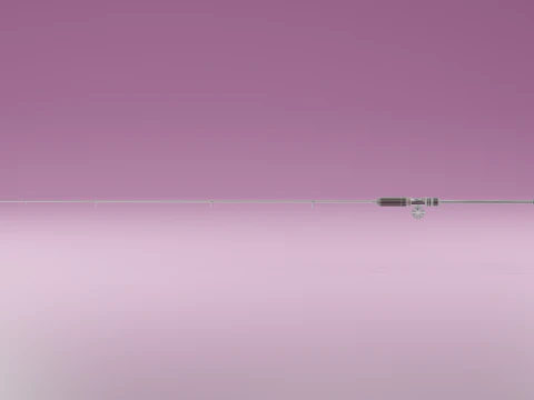 Bridge in lake v2 3D Model