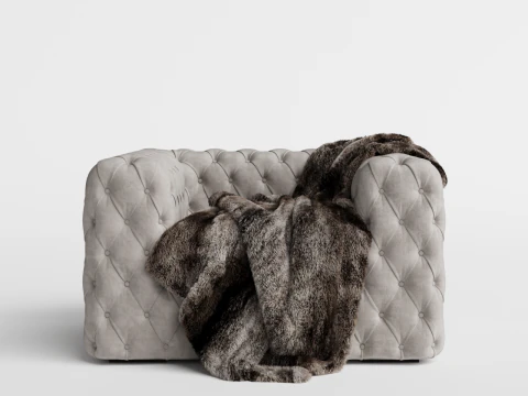 Диван-место АКАЛА 3D Модель