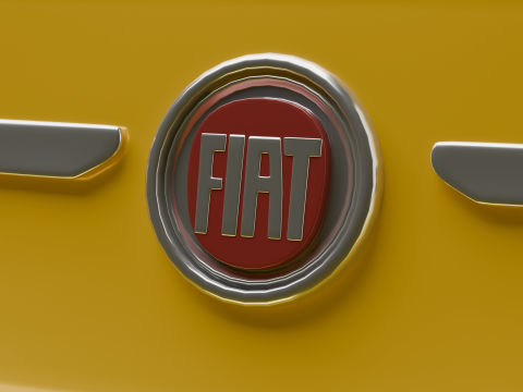 Fiat 500 3D Model