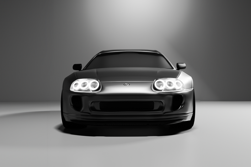 Toyota Supra Mk4 3D Модель .c4d .max .obj .3ds .fbx .stl .blend 