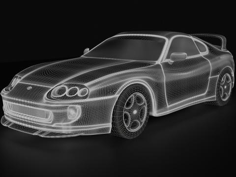 Toyota Supra Mk4 3D Модель