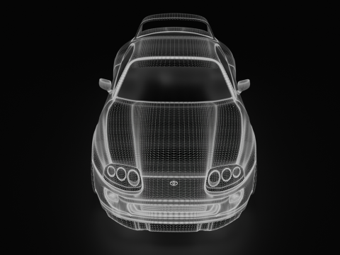 Toyota Supra Mk4 3D Модель