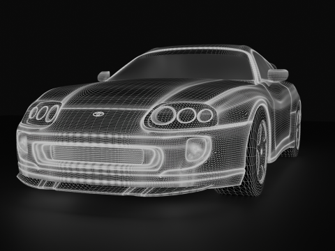 Toyota Supra Mk4 3D Модель