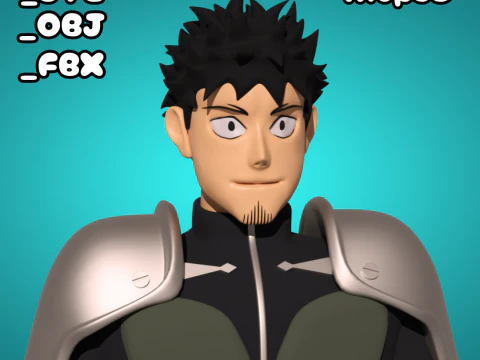 Kafka Hibino - Kaiju No 8 - STL per la stampa 3D Modello di stampa 3D