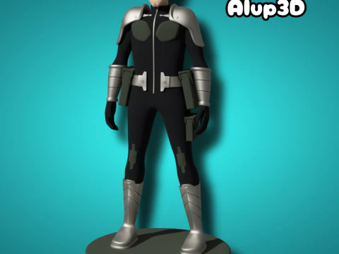 Kafka Hibino - Kaiju No 8 - STL for 3D Printing 3D Print Model