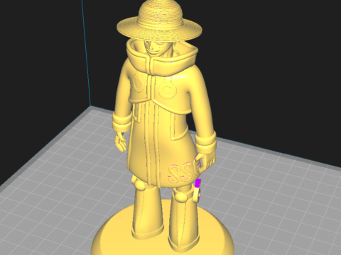 Luffy - Egghead - One Piece 3D Druckmodell