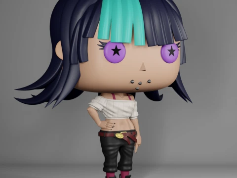 Kirara Hoshi Funko Pop Jujutsu Kaisen 3D Print Model