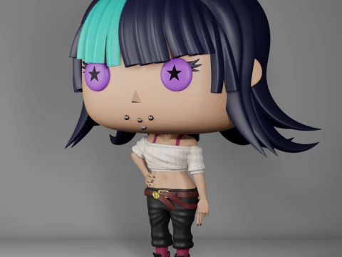 Kirara Hoshi Funko Pop Jujutsu Kaisen 3D Print Model