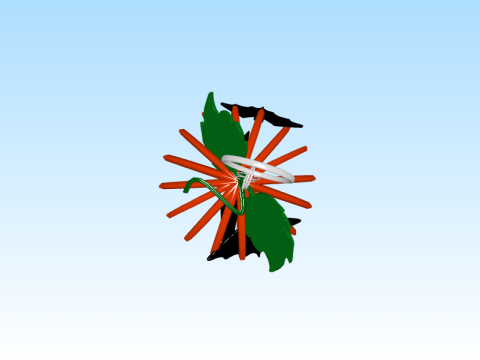 Bat keychain in a pumpkin cage 3D 프린트 모델