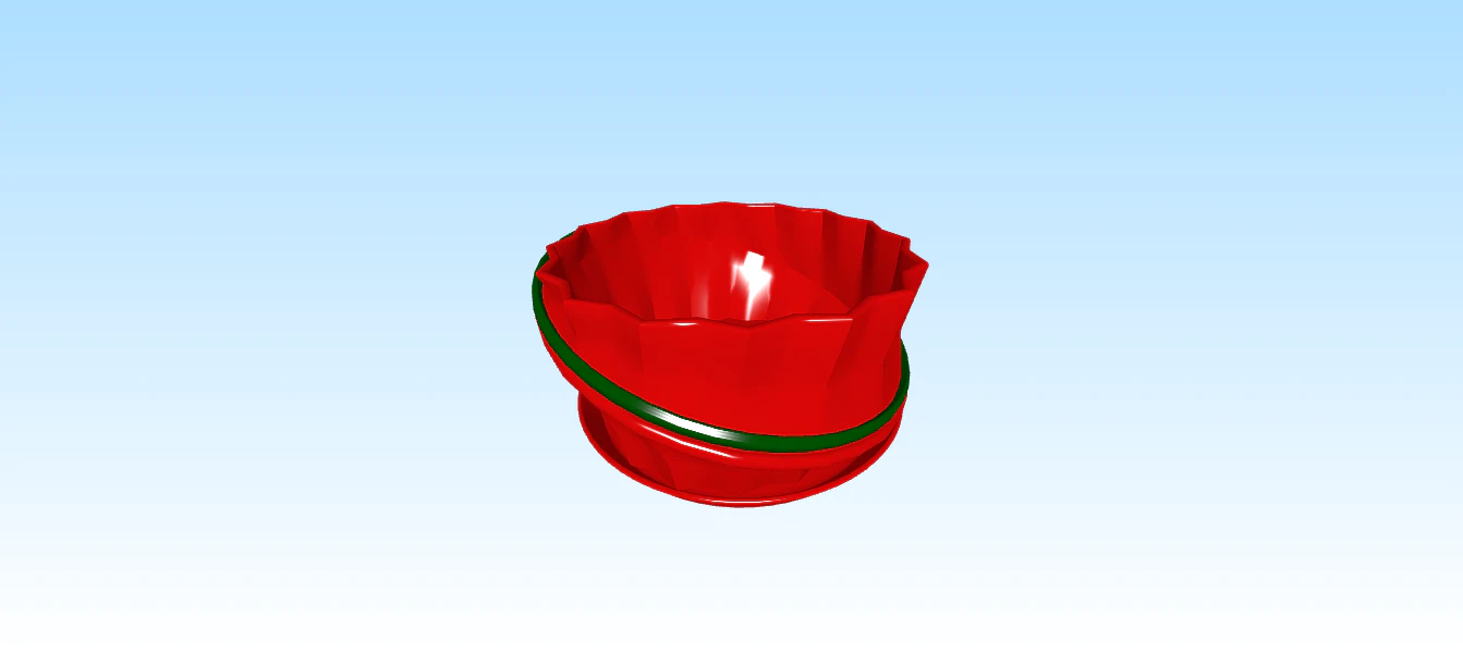 Pot for flowerpots 3D Print Model .c4d .max .obj .3ds .fbx .stl .blend 