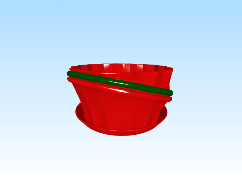 Pot for flowerpots Modello di stampa 3D