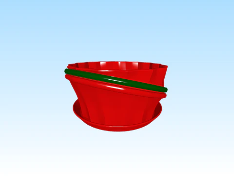Pot for flowerpots 3D Print Model