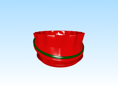Pot for flowerpots Modello di stampa 3D