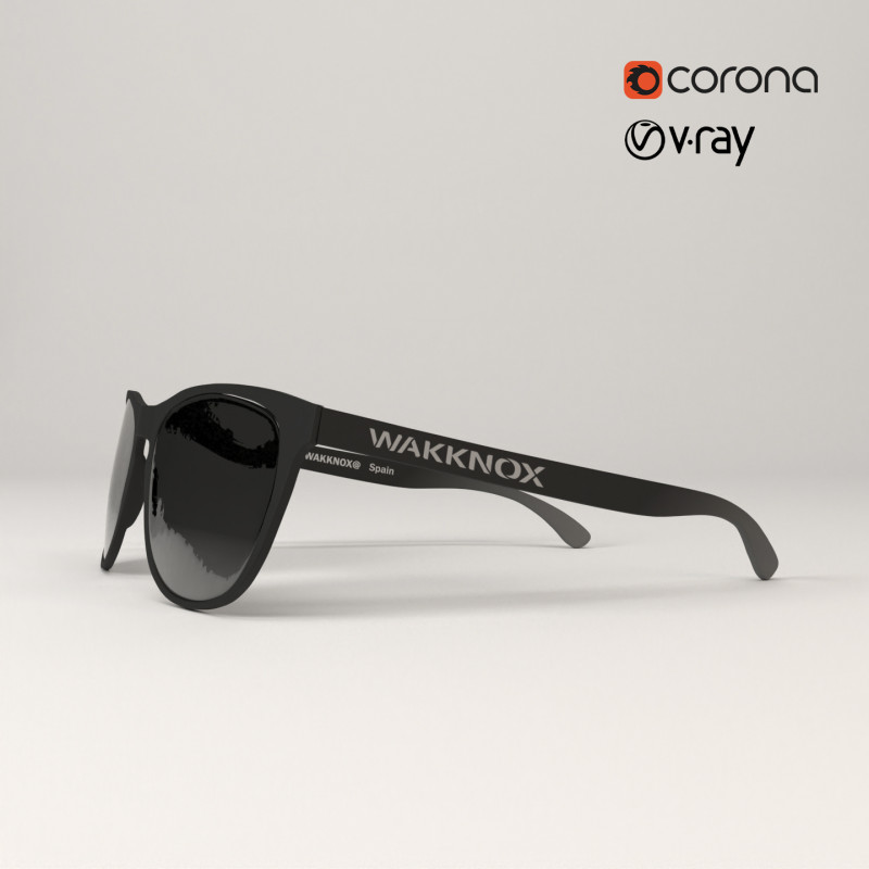 WAKKNOX Sunglass Modello 3D .c4d .max .obj .3ds .fbx .stl .blend 