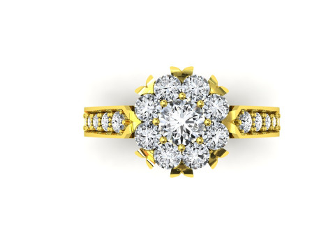 Diamond Ring model 2 Modello di stampa 3D