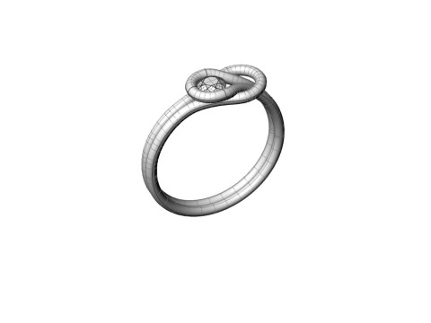Diamond node ring model 4 Modelo de impresión 3D