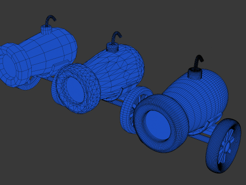 Field cannon 3D Model