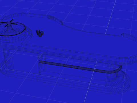 Table de roulette de casino Modèle 3D