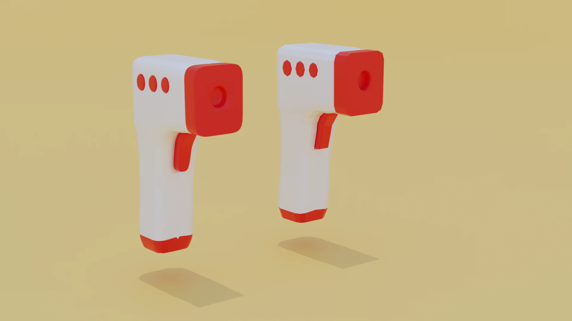 Termometro elettronico Modello 3D .c4d .max .obj .3ds .fbx .stl .blend 