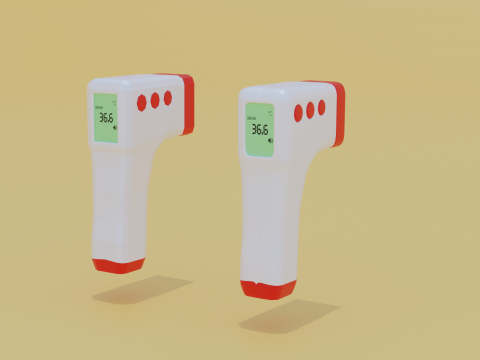 Electronic thermometer 3D Model