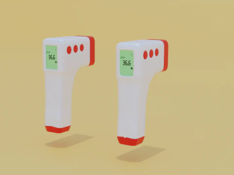 Termometro elettronico Modello 3D