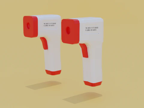 Termometro elettronico Modello 3D