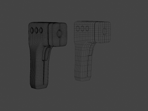 Electronic thermometer 3D Model
