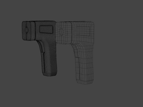 Termometro elettronico Modello 3D