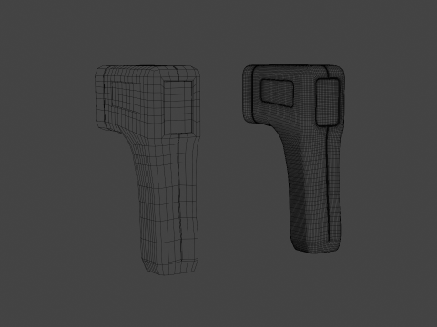 Electronic thermometer 3D Model