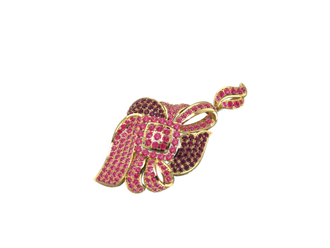 Burmese Style Pendant 3Dモデル