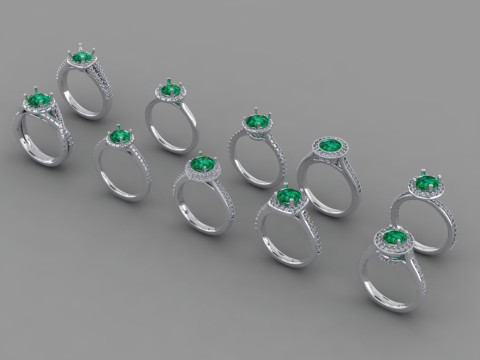 Enchanted Emerald Series Modèle 3D