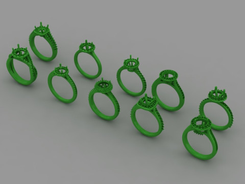 Enchanted Emerald Series Modèle 3D