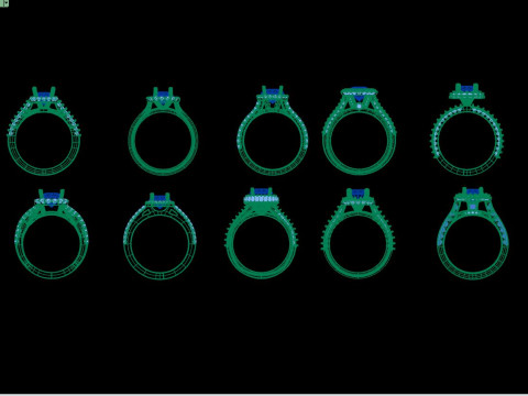 Enchanted Emerald Series Modèle 3D