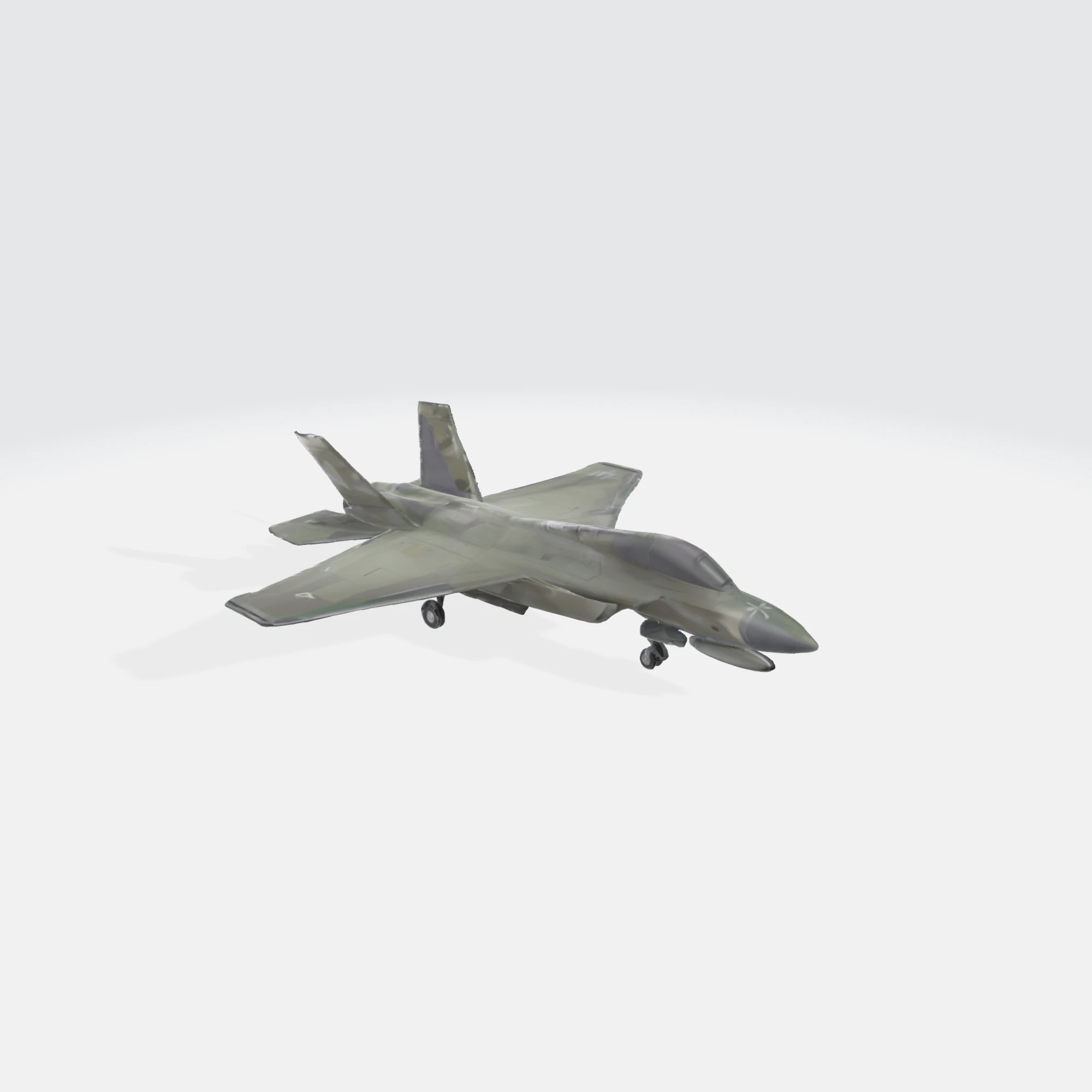 ステルス戦闘機 3Dモデル .c4d .max .obj .3ds .fbx .stl .blend 