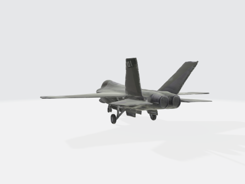 Stealth Fighter Jet 3D Model