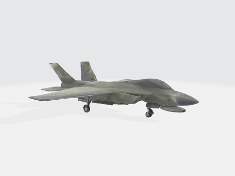 Stealth Fighter Jet 3D Model