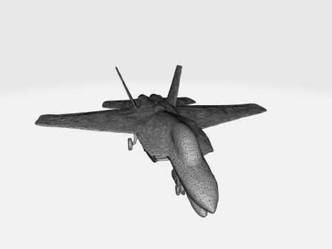 Stealth Fighter Jet 3D Model