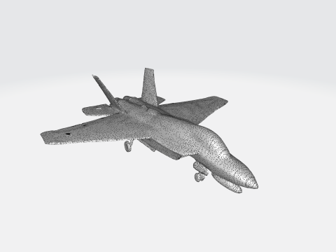 Stealth Fighter Jet 3D Model