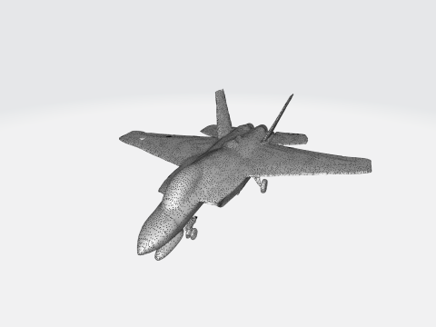 Stealth Fighter Jet 3D Model