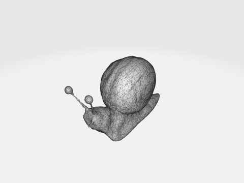 Realistic snail 3Dモデル