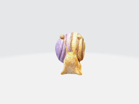 Realistic snail 3Dモデル