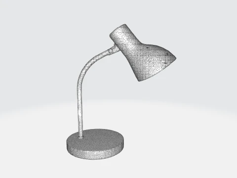 Stylish Modern Desk Lamp 3D Model