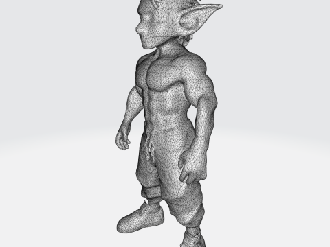 Mystical Goblin Warrior Modelo 3D